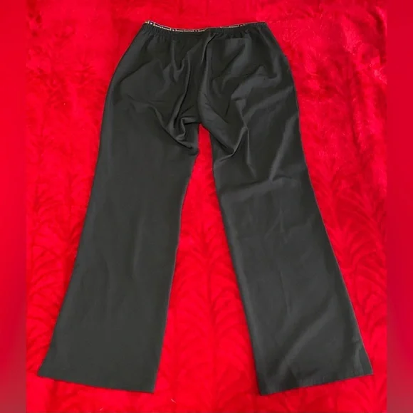 Medium Black HeartSoul Scrub pants Perfect Condition Like New & super Comfy Cute - Picture 5 of 8